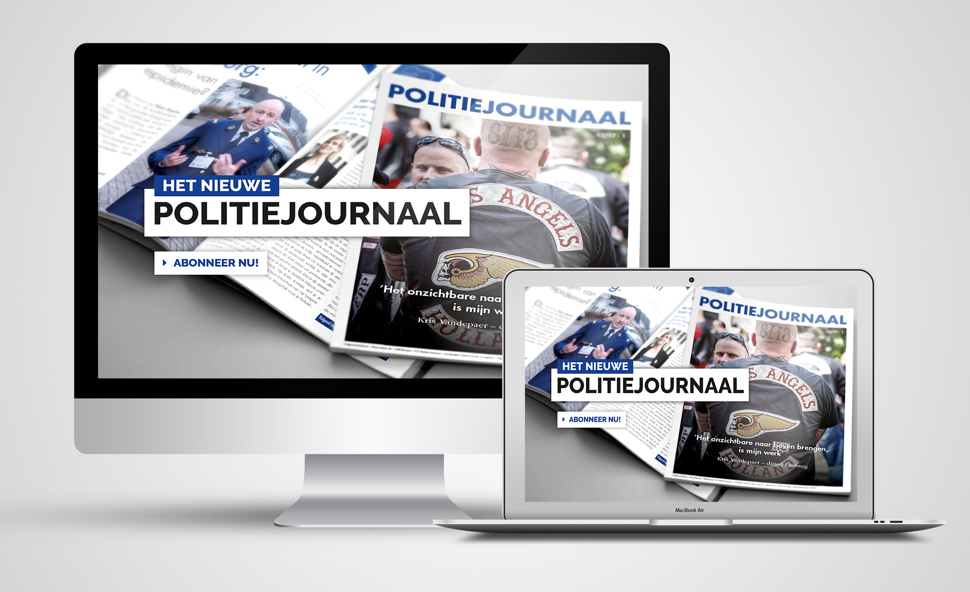 GreyClouds - webdesign | Uitgeverij Politeia - politiejournaal.be